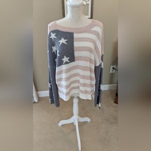 POL Women's American Flag Top - Large